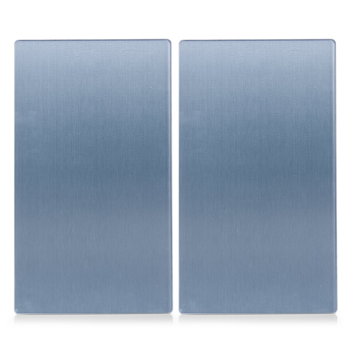 Herdabdeck-/Schneideplatten-Set "Metall", 2-tlg.,