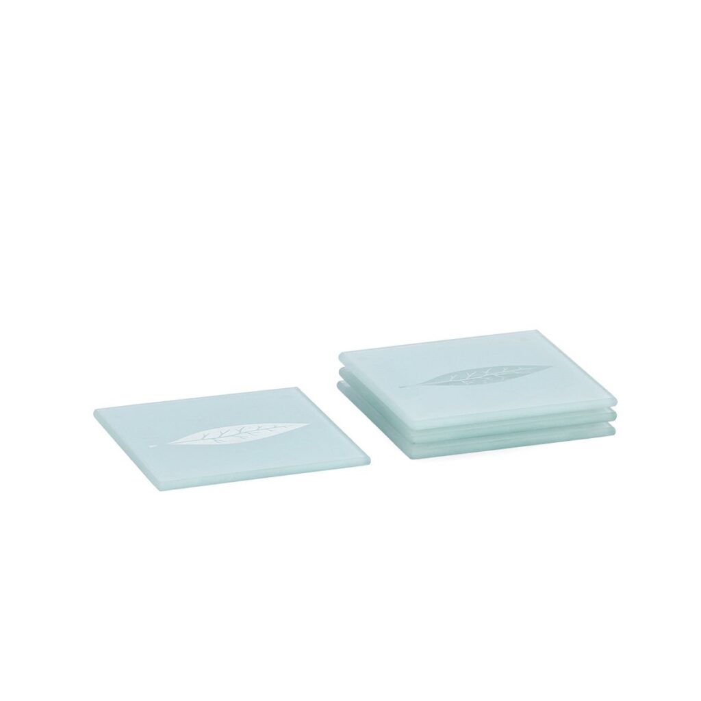 Glasuntersetzer-Set, 4-tlg., Glas