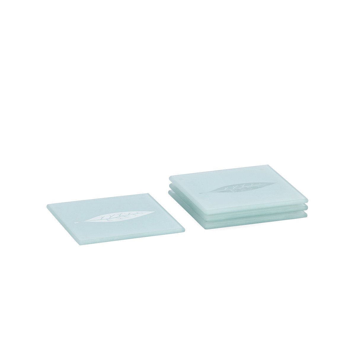 Glasuntersetzer-Set, 4-tlg., Glas