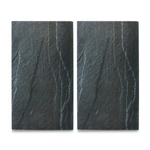 Herdabdeck-/Schneideplatten-Set "Schiefer", 2-tlg.