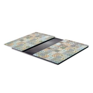 Herdabdeck-/Schneideplatten-Set "Mosaik", 2-tlg.,
