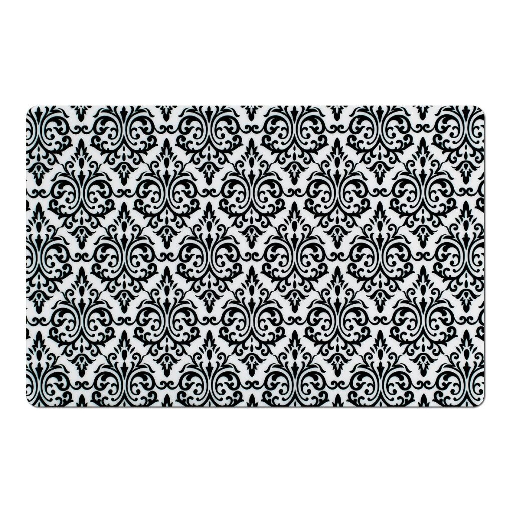 Platzset "Vintage", Kunststoff, schwarz