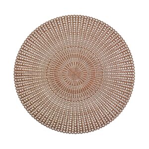 Platzset "Cut out", Kunststoff, rund, kupfer