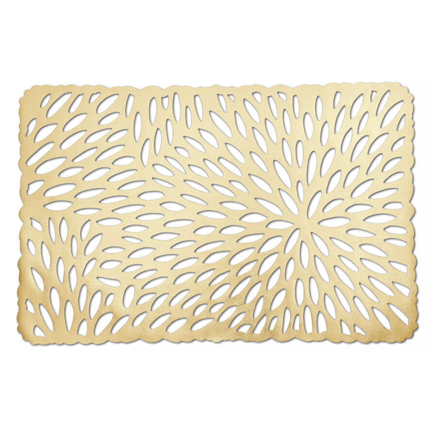 Platzset, Kunststoff, gold