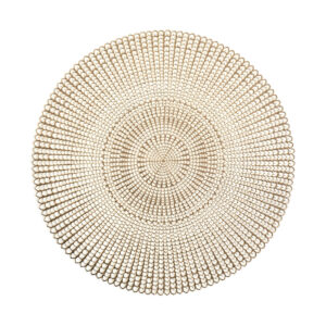 Platzset "Cut out", 6er Set, Kunststoff, gold