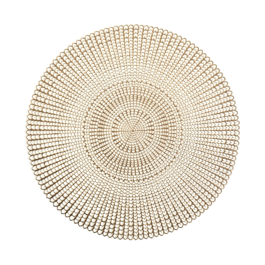 Platzset "Cut out", 6er Set, Kunststoff, gold