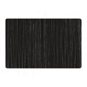 Platzset "Metallic", Kunststoff, schwarz