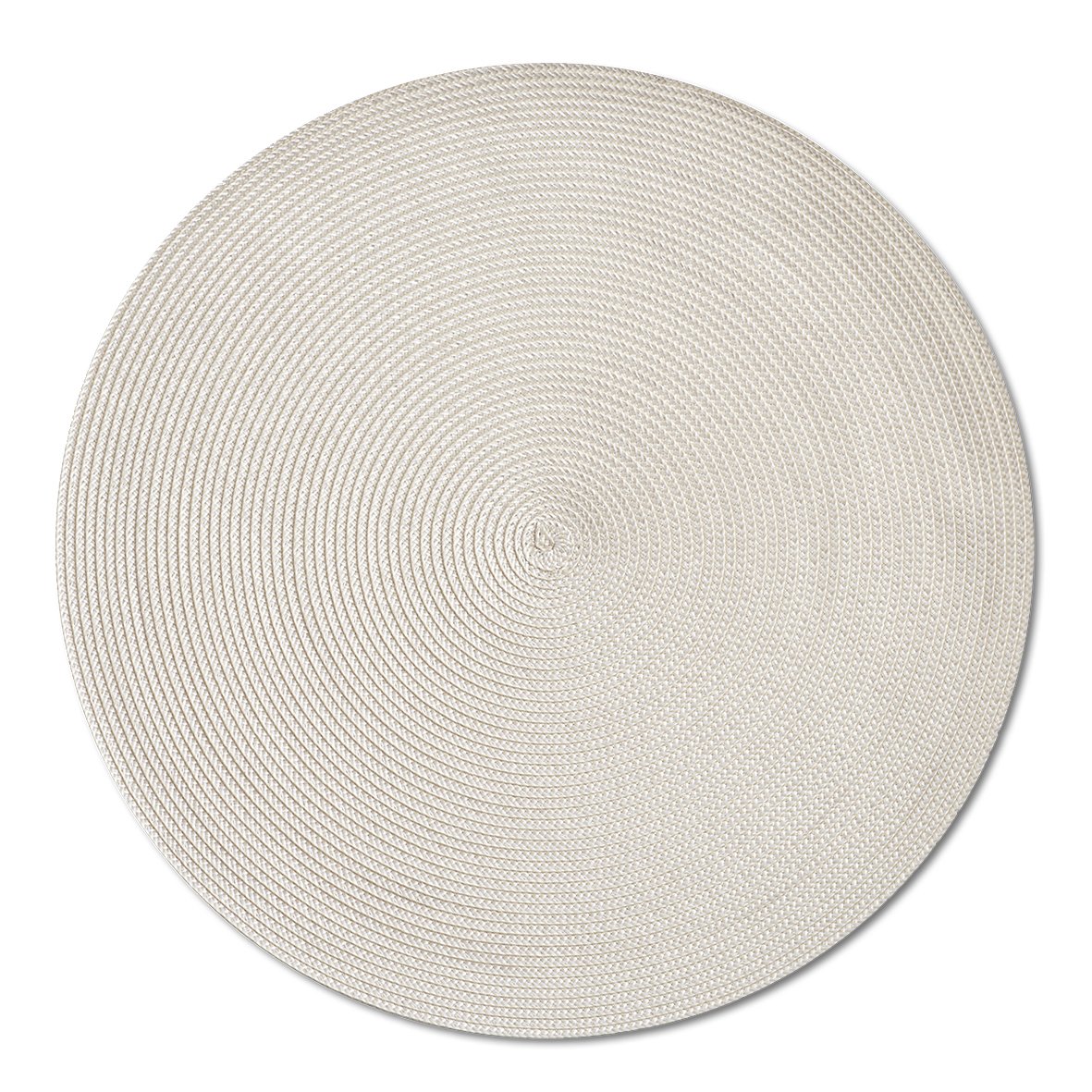 Platzset "Twist", Kunststoff, creme