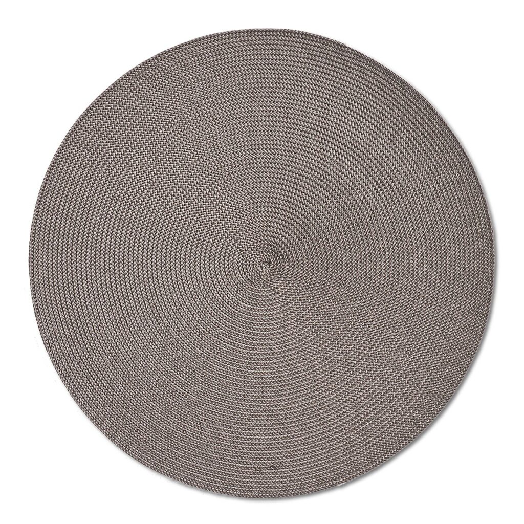 Platzset "Twist", Kunststoff, mocca