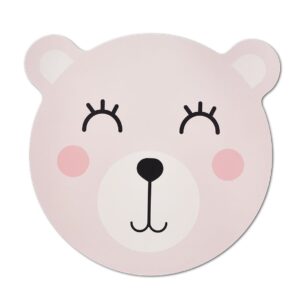 Platzset "Bär", Kunststoff, rosa