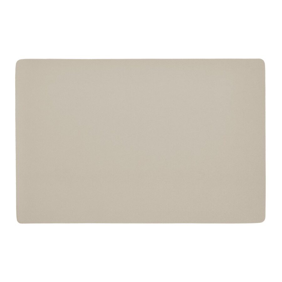 Platzset, Kunstleder, beige