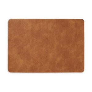 Platzset, Kunstleder, cognac