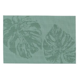 Platzset "Monstera Blatt", Kunststoff, grün
