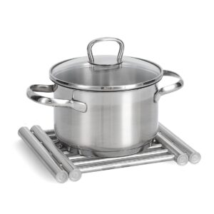 Topfuntersetzer, ausziehbar, Edelstahl