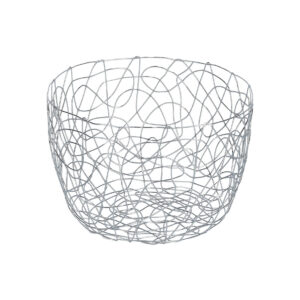 Obstkorb, Metall verchromt