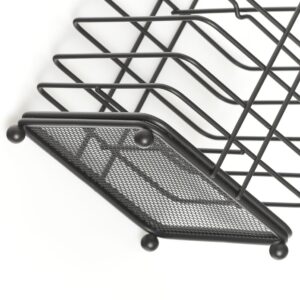 Utensilienhalter, Metall, schwarz