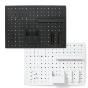 Memoboard m. Utensilien, Metall, schwarz