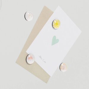 Magnet-Set "Rainbow", 4-tlg., Kunststoff/Glas