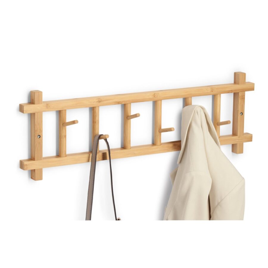 Wandgarderobe, Bambus