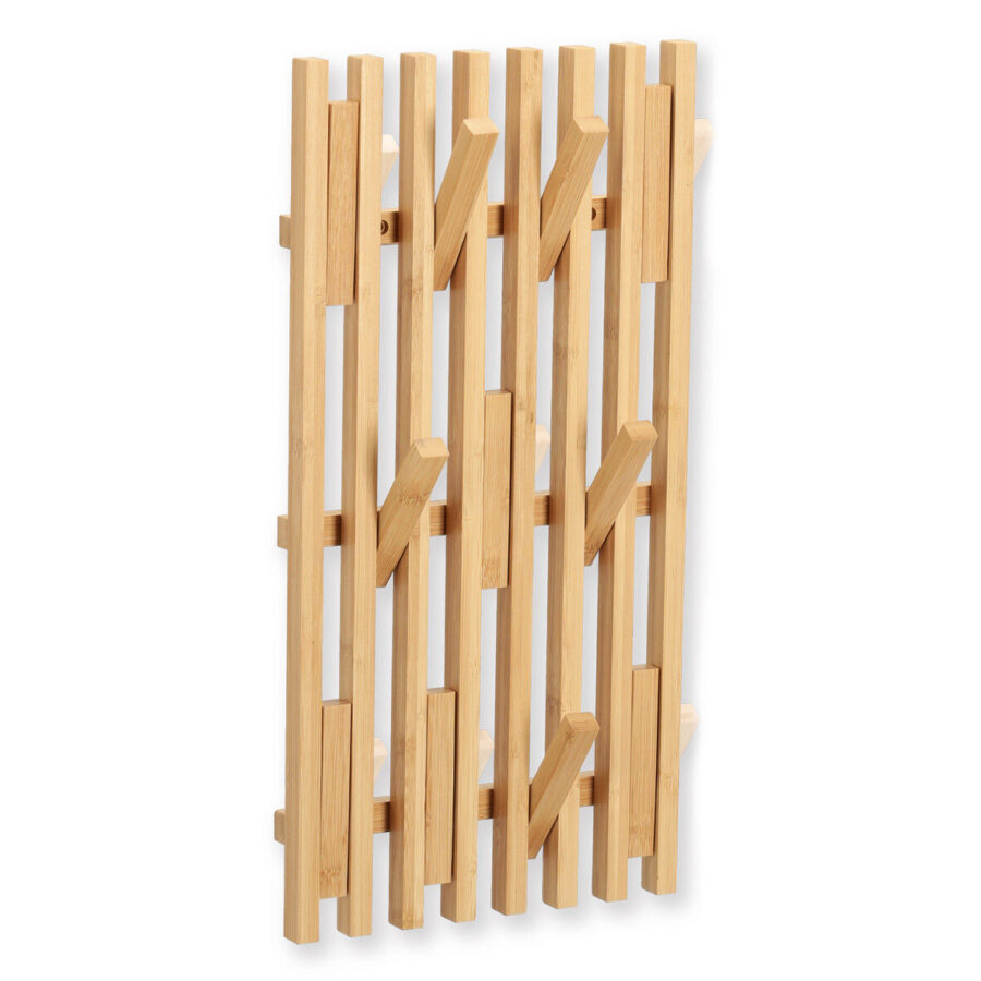 Wandgarderobe, Bambus