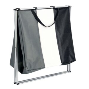 Wäschesammler, 3-fach, Polyester/Aluminium,