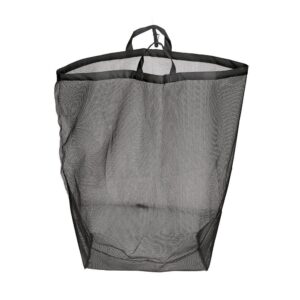 Wäschesammler m. Tragetasche, Polyester, schwarz