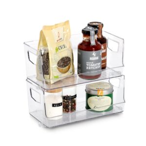 Aufbewahrungsboxen-Set, 2-tlg., Kunststoff