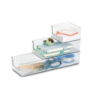Utensilien-Organizer-Set, 3-tlg., Kunststoff