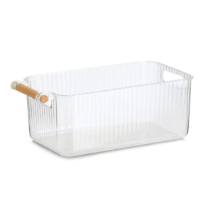 Aufbewahrungsboxen-Set, 3-tlg., Kunststoff/Bambus