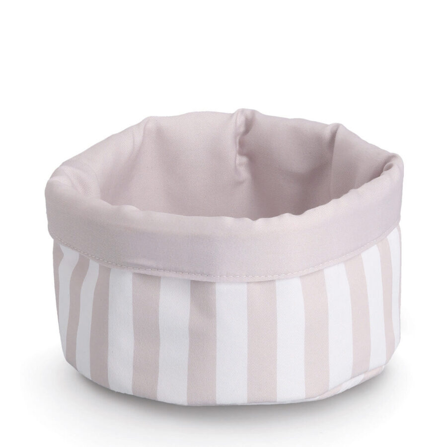 Brotbeutel "Stripes", wendbar, Baumwolle/Polyester