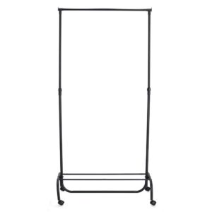Rollkleiderständer, Metall/Kunststoff, schwarz