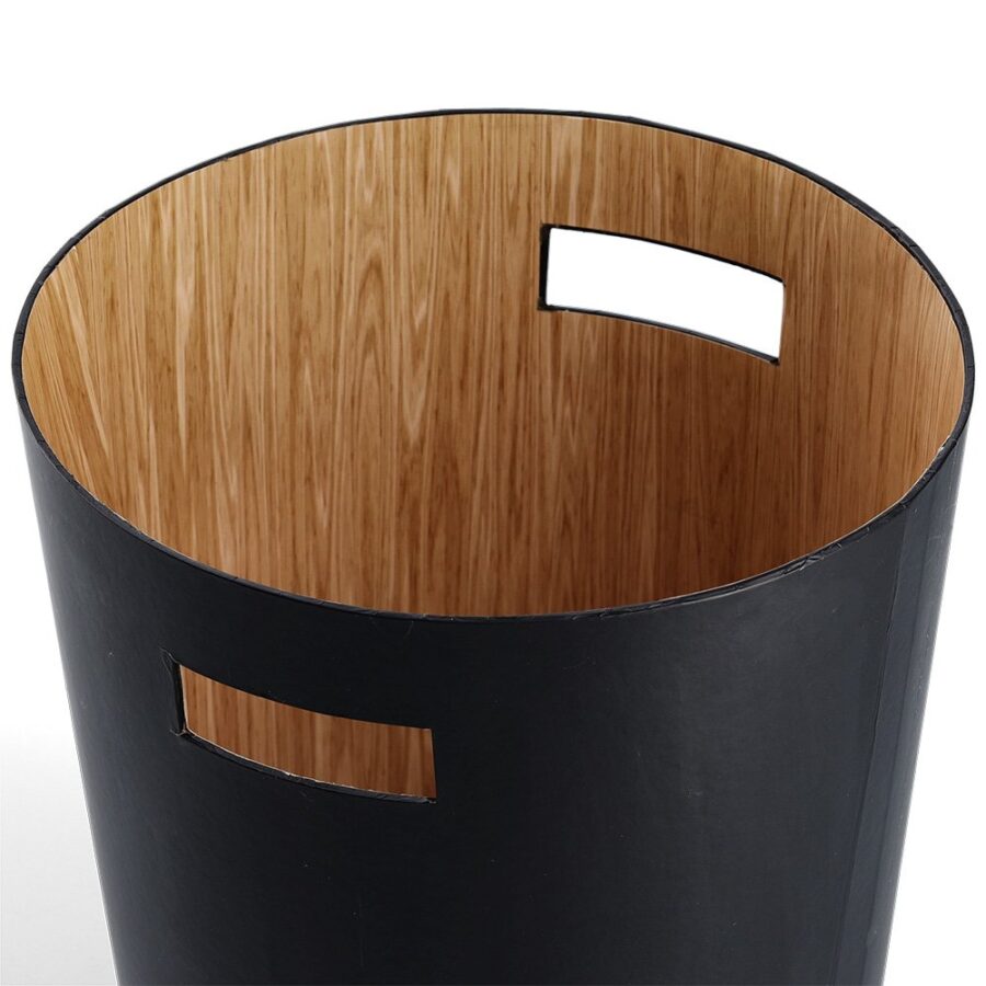 Papierkorb, Pappe, schwarz