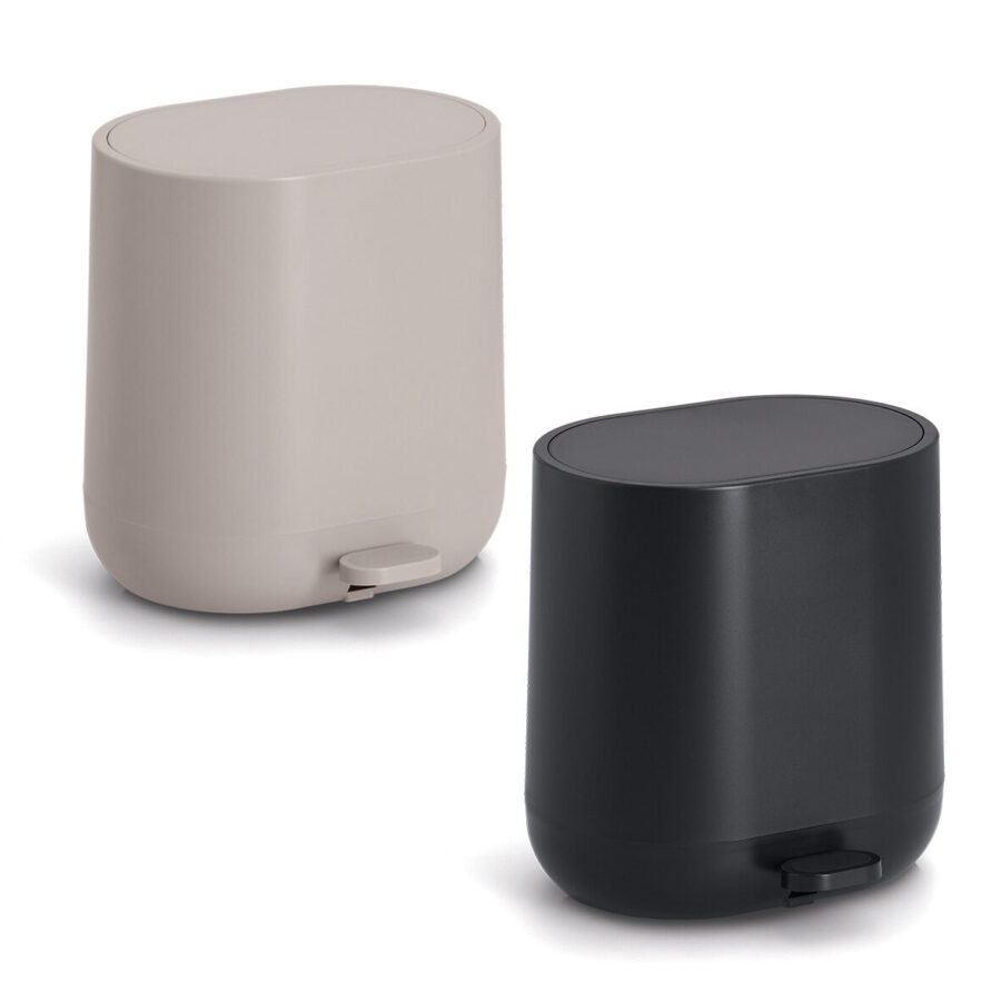 Treteimer mit Soft Close, 6 Liter, Kunststoff,