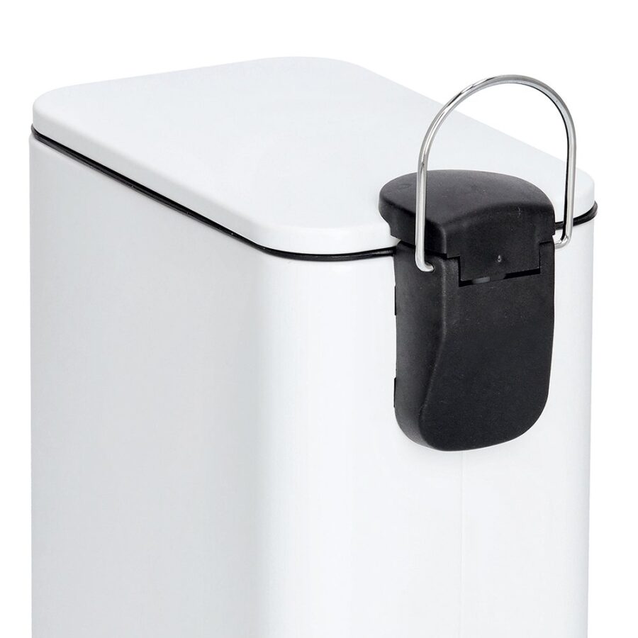 Treteimer m. Soft Close, 5 ltr, Metall/Kunststoff,