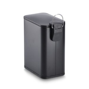 Treteimer m. Soft Close, 5 ltr, Metall/Kunststoff,