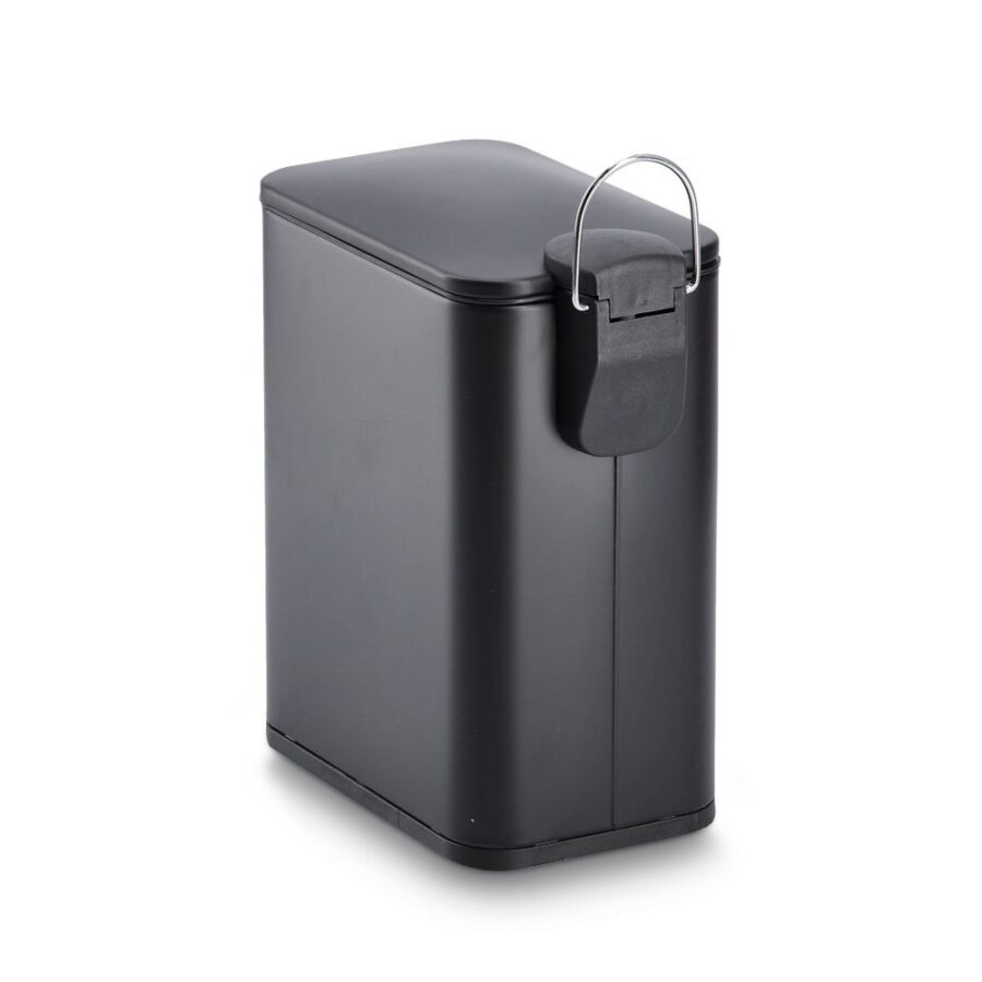 Treteimer m. Soft Close, 5 ltr, Metall/Kunststoff,