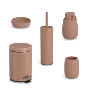 Kosmetikeimer, 3 Liter, Metall/Kunststoff, mocca