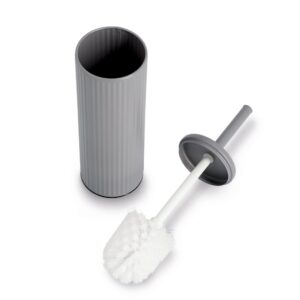 WC-Bürste, Metall/Edelstahl/Kunststoff, grau