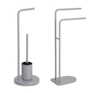 Handtuchhalter, Metall, grau