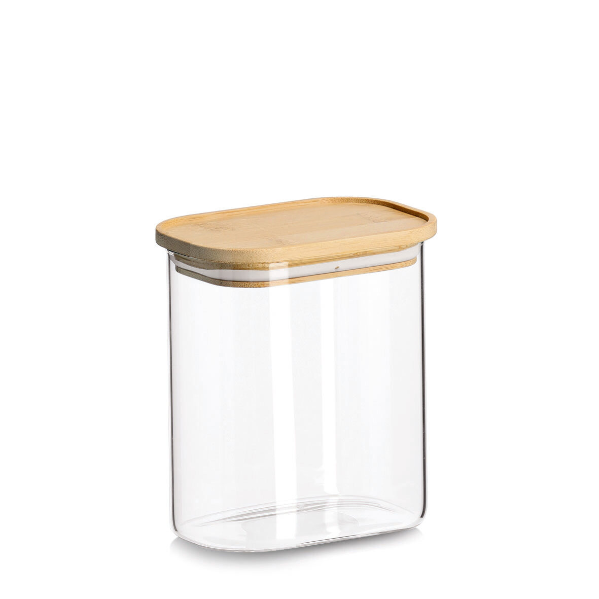 Vorratsglas mit Bambusdeckel, 1000 ml