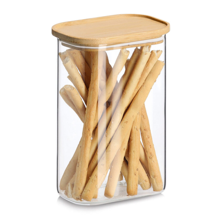 Vorratsglas mit Bambusdeckel, 1300 ml