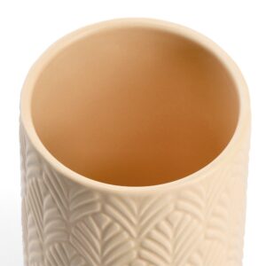 Vorratsdose m. Bambusdeckel, 720 ml, Keramik,