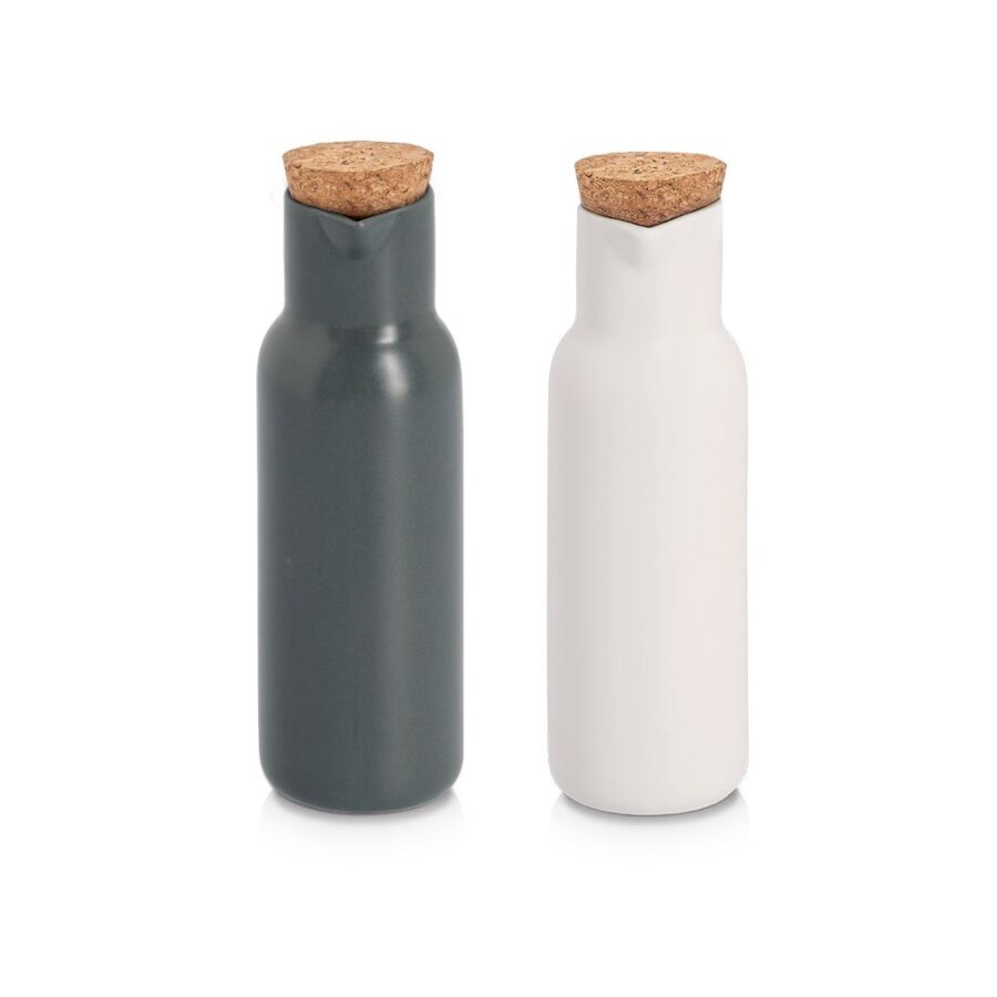 Essig-/Ölflasche, 300 ml, Keramik/Kork,