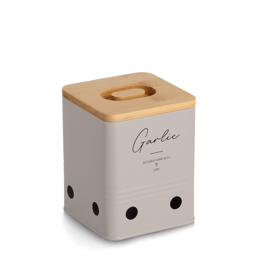 Vorratsdose "Garlic" mit Bambusdeckel, 1300 ml,