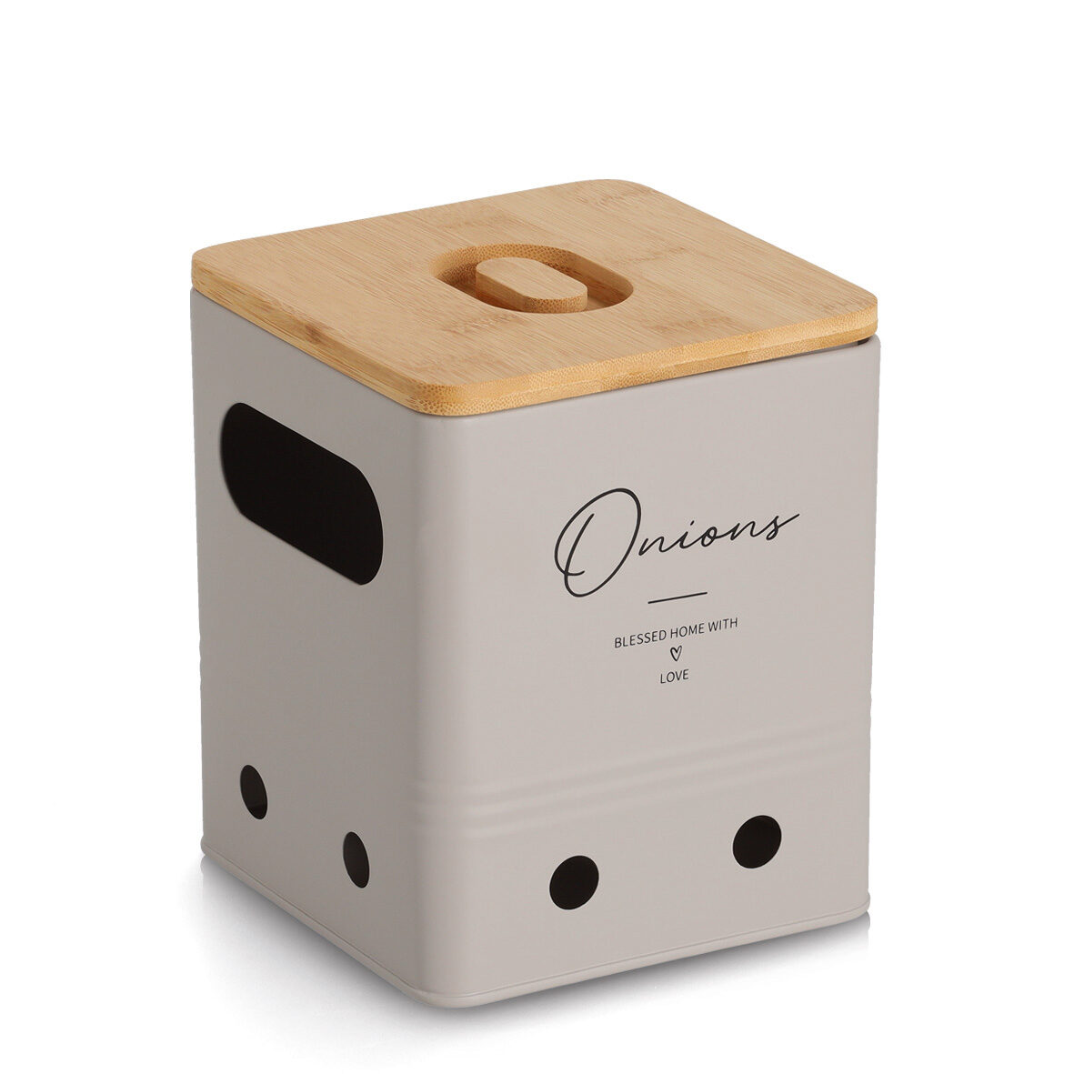 Vorratsdose "Onions" mit Bambusdeckel, 2400 ml,