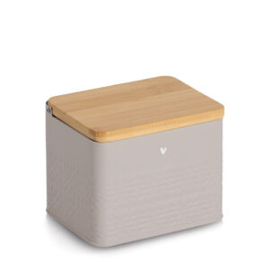Vorratsdose "Heart" mit Bambusdeckel klappbar,