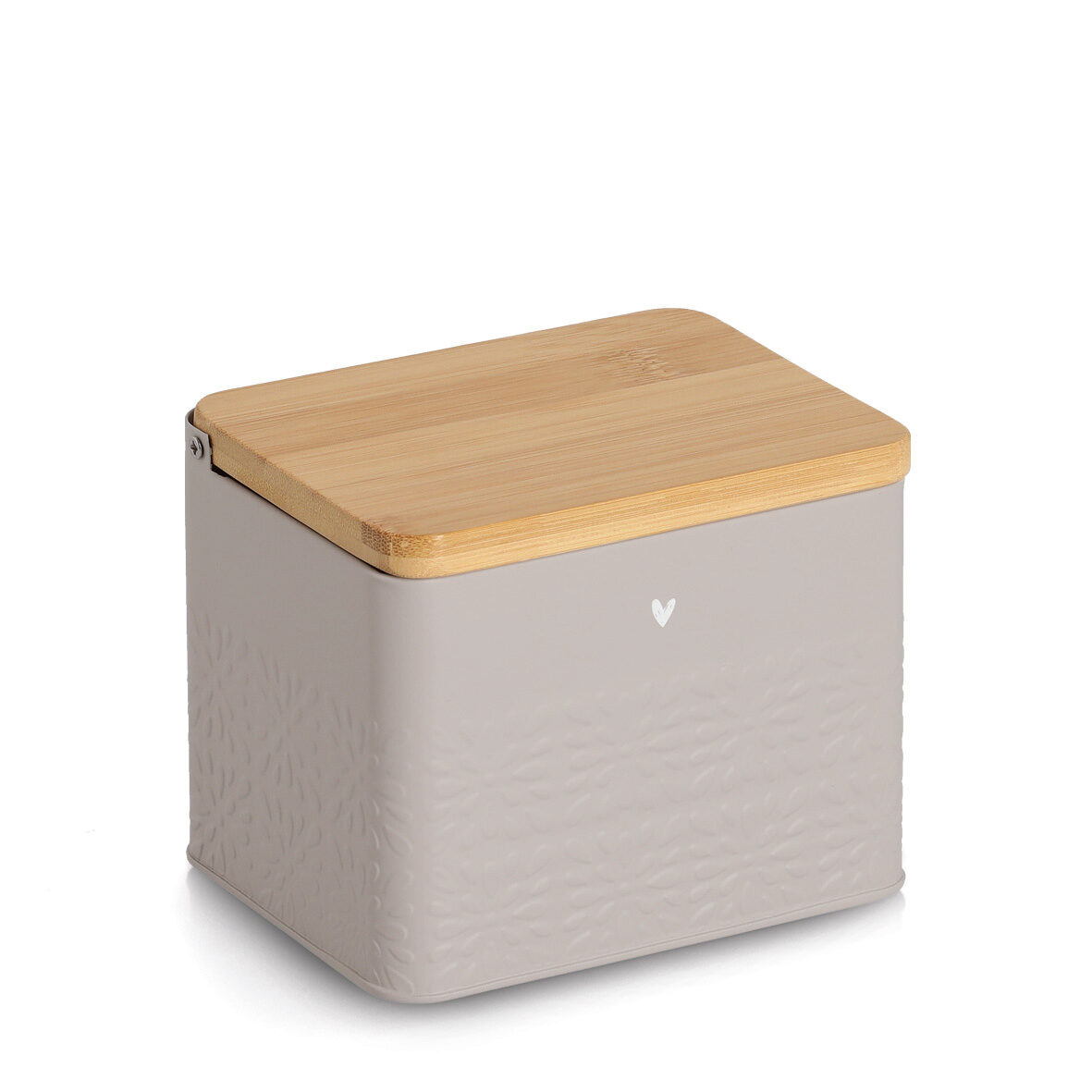 Vorratsdose "Heart" mit Bambusdeckel klappbar,