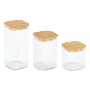 Vorratsglas m. Bambusdeckel, 1500 ml