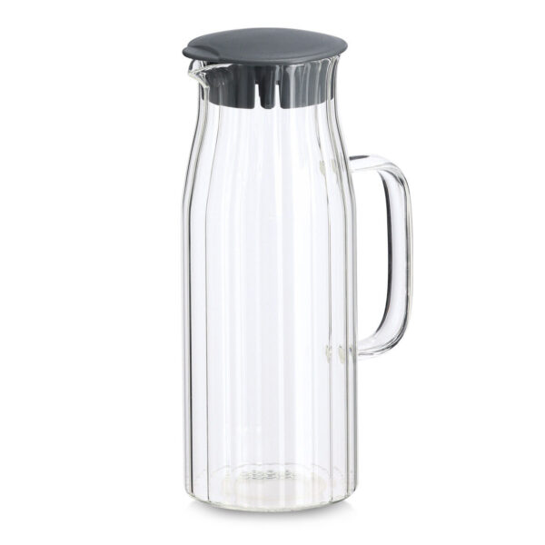 Glaskaraffe mit Kunststoffdeckel, 1000 ml,