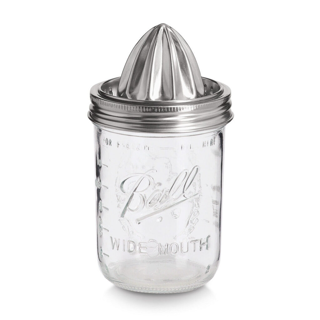 Saftpresse, 450 ml, Glas/Edelstahl